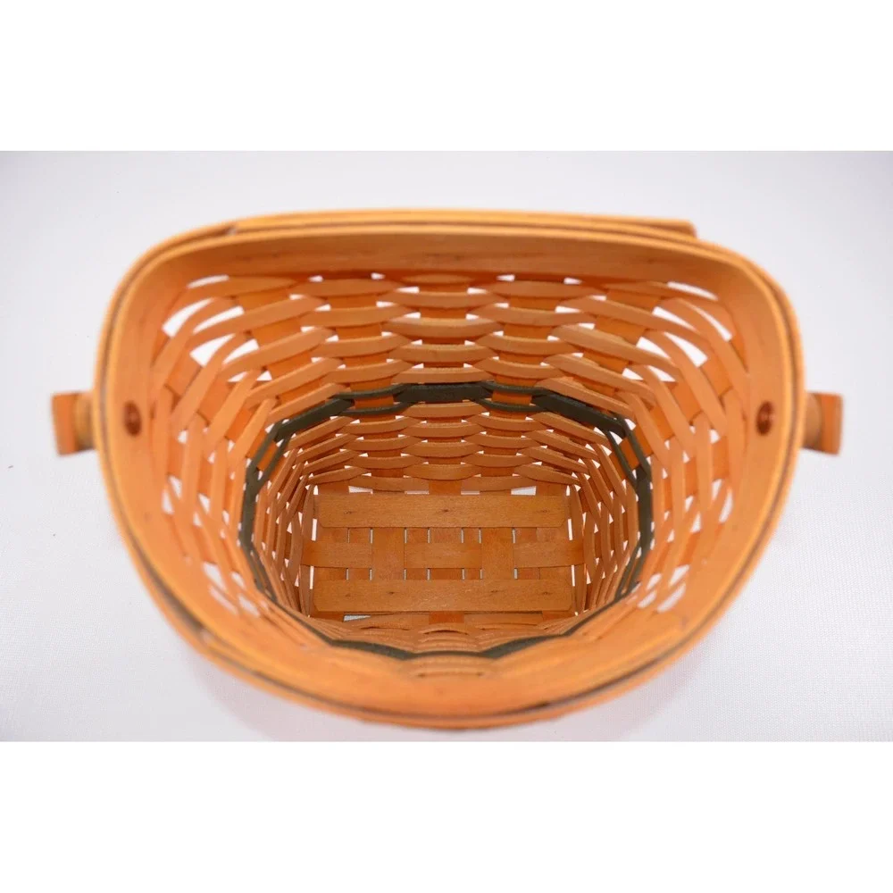 Vtg 1998 Longaberger Christmas Coll. Glad Tidings‎ Basket Protector Cloth Liner
